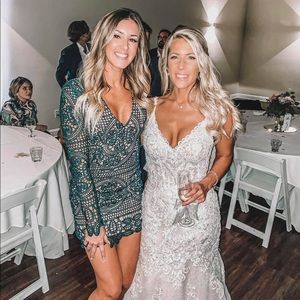 Do + be longsleeve v cut dress